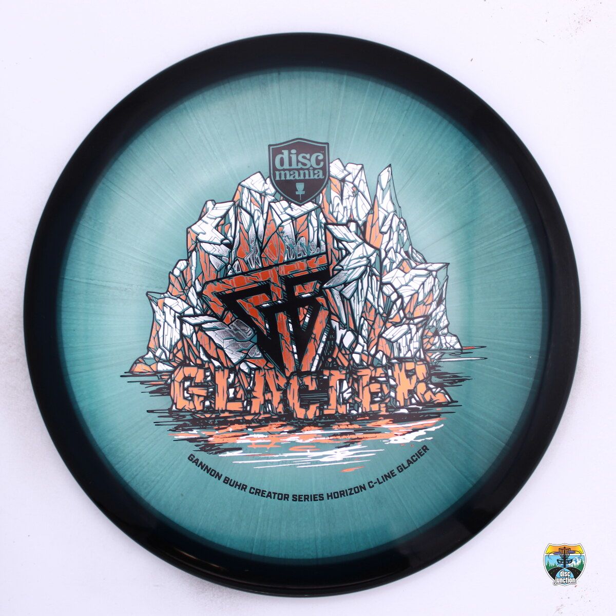 Discmania Horizon C-Line Glacier Creator Series Gannon Buhr Triple Foil, Manufacturer Weight Range: 177+ Grams, Color: Blue/Black, Serial Number: 0607-0001