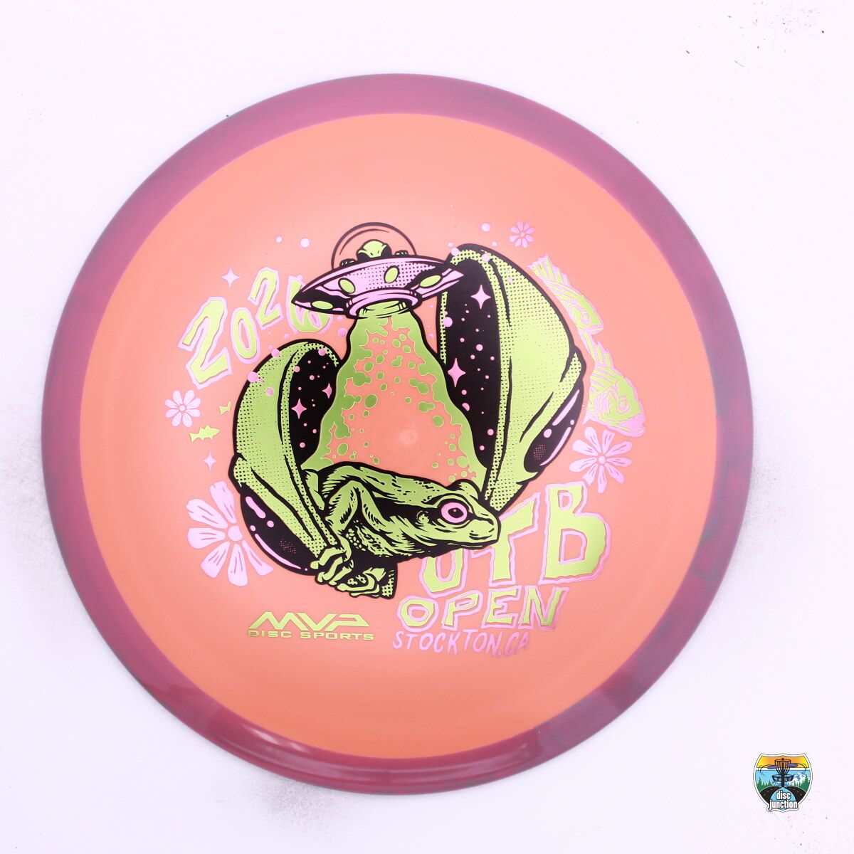 Axiom Fission Delirium 2026 OTB Open, Manufacturer Weight Range: 170-175 Grams, Color: Orange/Purple, Serial Number: 0608-0025