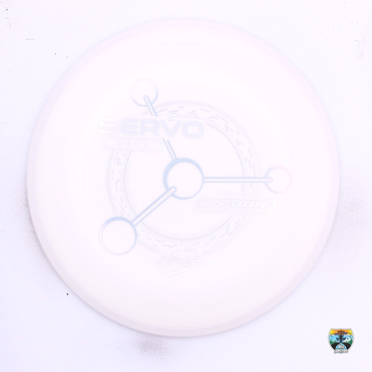 MVP Fission Servo, Manufacturer Weight Range: 160-164 Grams, Color: White/White, Serial Number: 0633-0172
