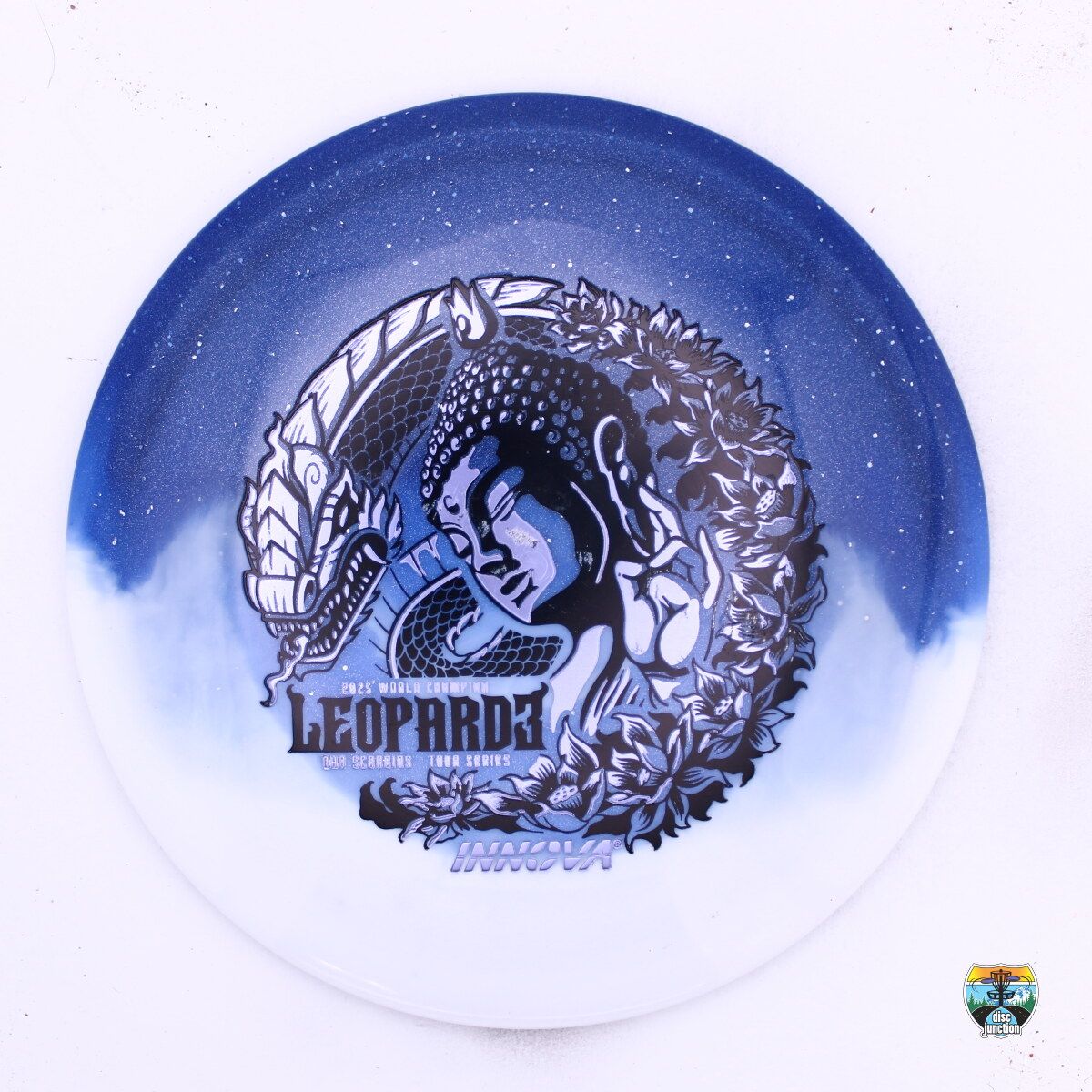 Innova Duo Leopard3 2026 Star Team Tour Series Ohn Scoggins, Manufacturer Weight Range: 173-175 Grams, Color: Blue/White, Serial Number: 0611-0001