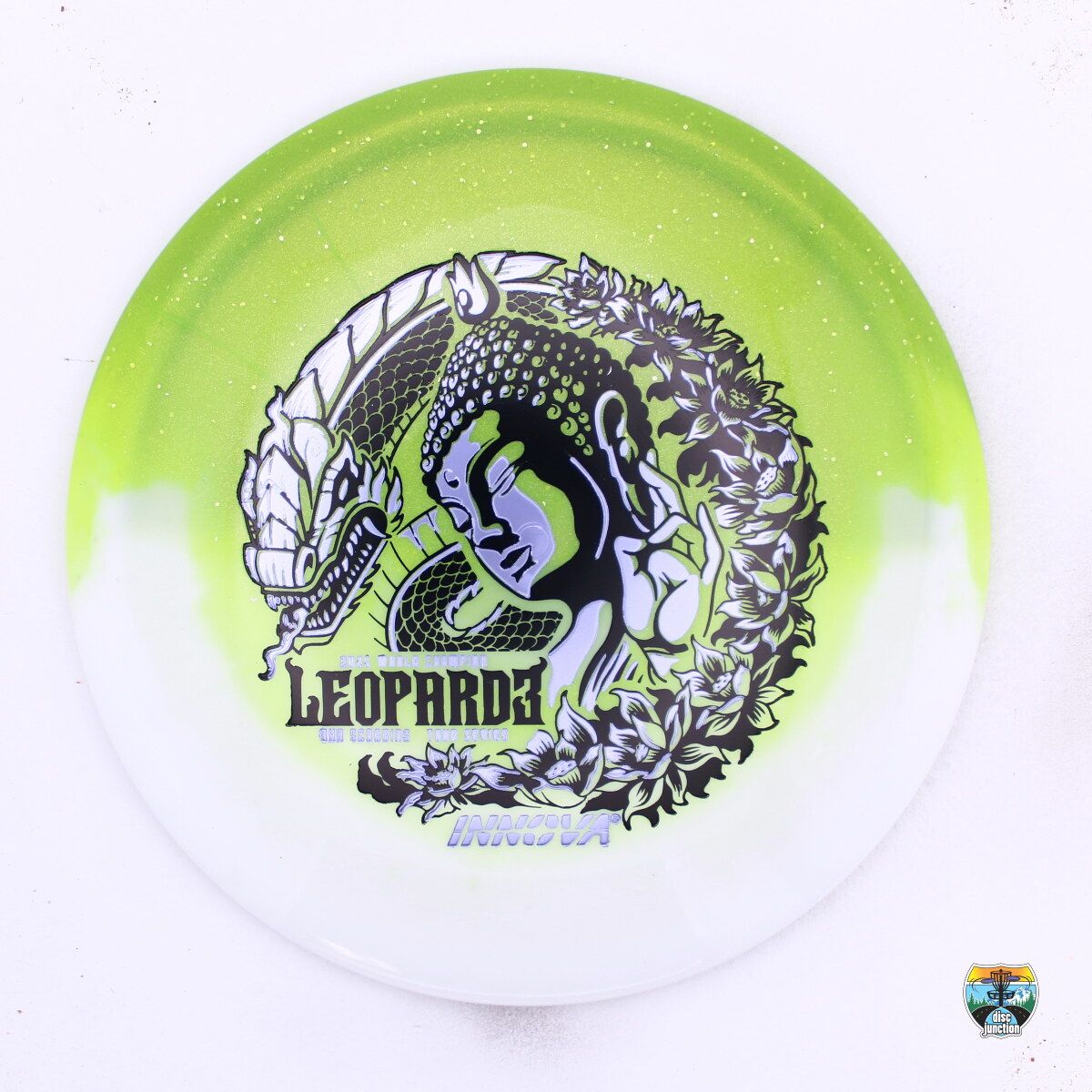 Innova Duo Leopard3 2026 Star Team Tour Series Ohn Scoggins, Manufacturer Weight Range: 173-175 Grams, Color: Green/White, Serial Number: 0611-0006