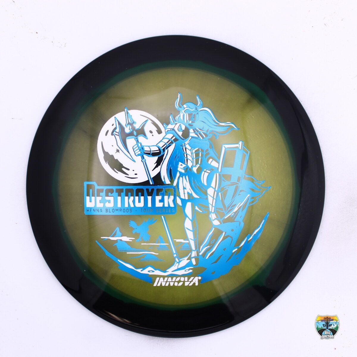 Innova Halo Champion Destroyer 2026 Star Team Tour Series Henna Blomroos, Manufacturer Weight Range: 173-175 Grams, Color: Green/Black, Serial Number: 0620-0001