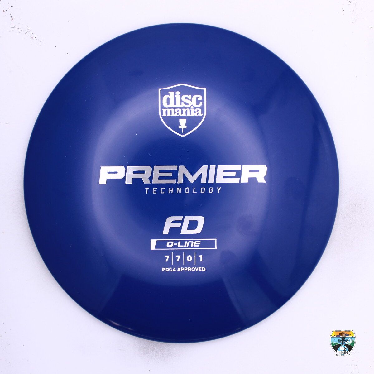 Discmania Q-Line FD Premier Technology, Manufacturer Weight Range: 165-169 Grams, Color: Blue, Serial Number: 0629-0001