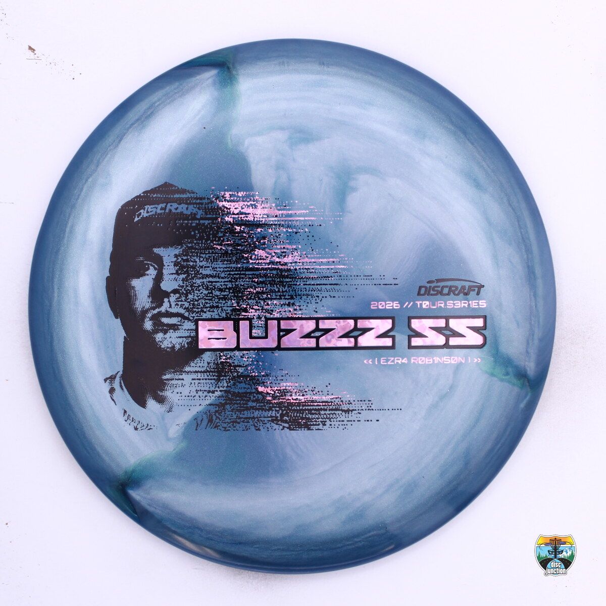 Discraft Special Blend Titanium x Big Z Buzzz SS 2026 Tour Series Ezra Robinson, Manufacturer Weight Range: 173-174 Grams, Color: Blue, Serial Number: 0631-0043