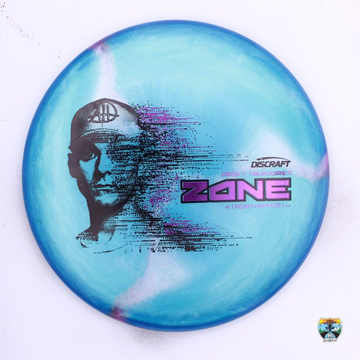 Discraft Special Blend Titanium x Big Z Zone 2026 Tour Series Adam Hammes, Manufacturer Weight Range: 170-172 Grams, Color: Blue, Serial Number: 0631-0127