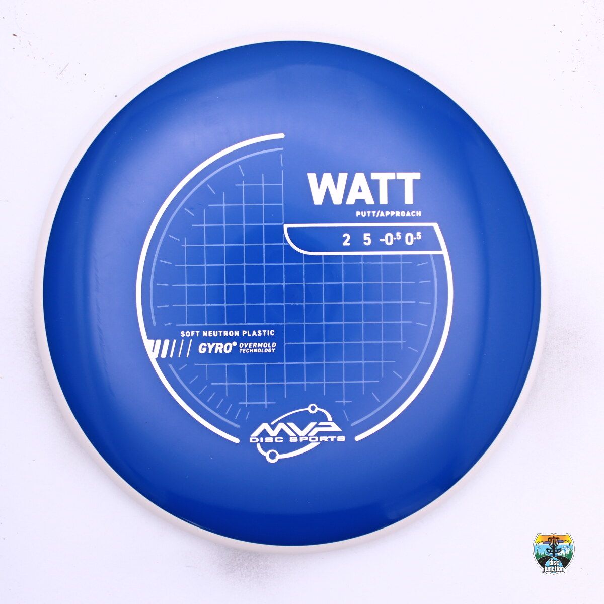 MVP Neutron Soft Watt, Manufacturer Weight Range: 170-175 Grams, Color: Blue/White, Serial Number: 0633-0280