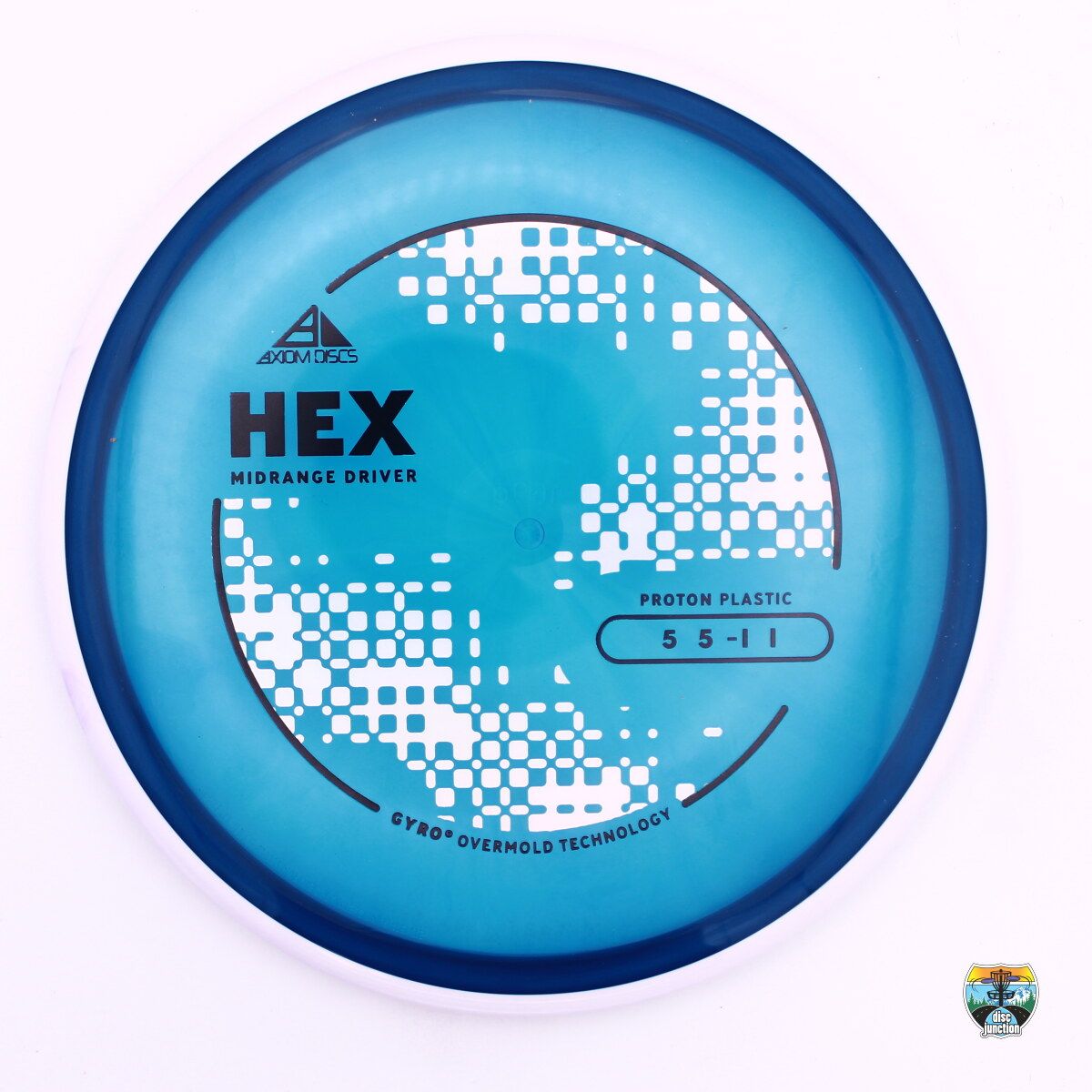 Axiom Proton Hex, Manufacturer Weight Range: 165-169 Grams, Color: Blue/Pink, Serial Number: 0684-0098