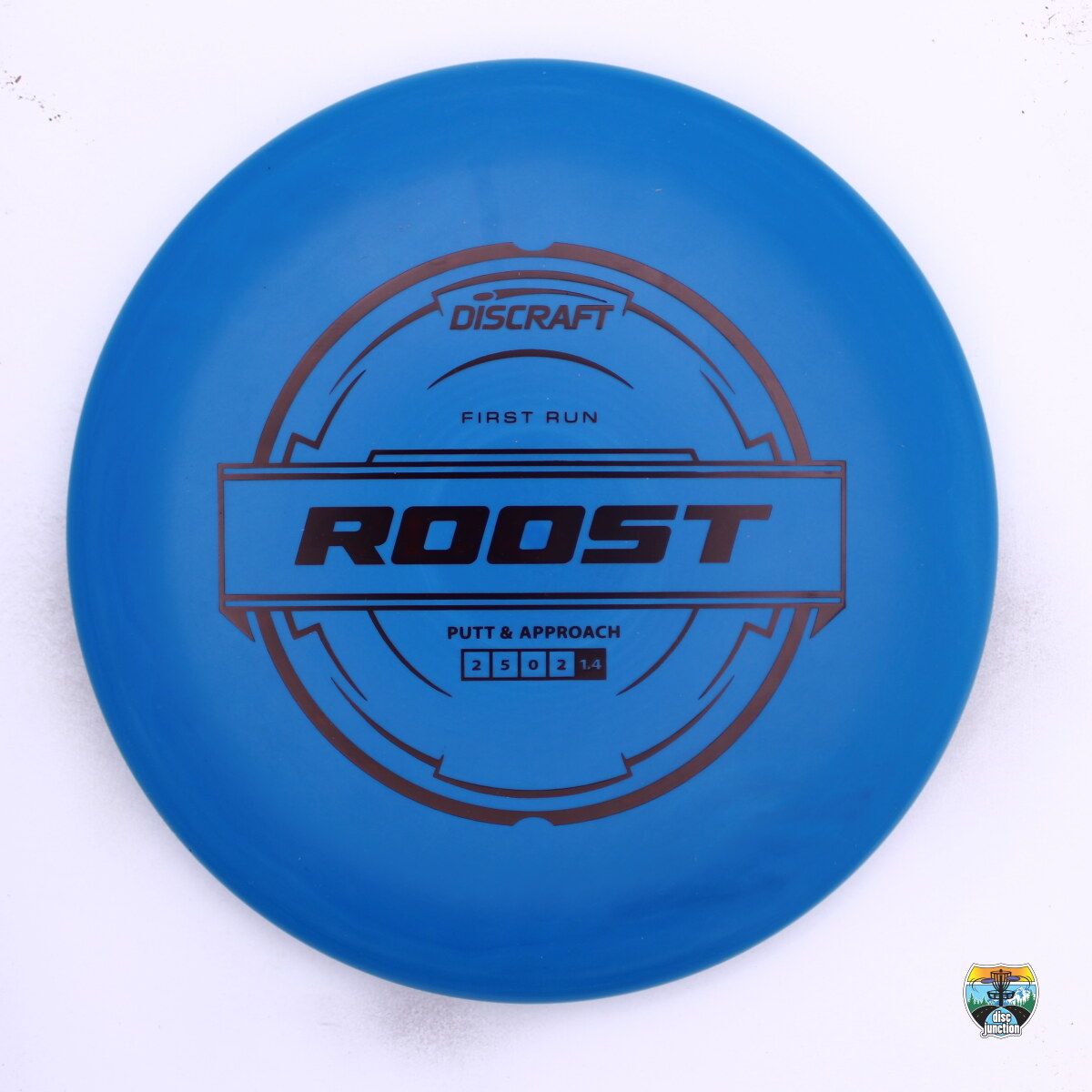 Discraft Putter Line Roost First Run, Manufacturer Weight Range: 173-174 Grams, Color: Blue, Serial Number: 0640-0013