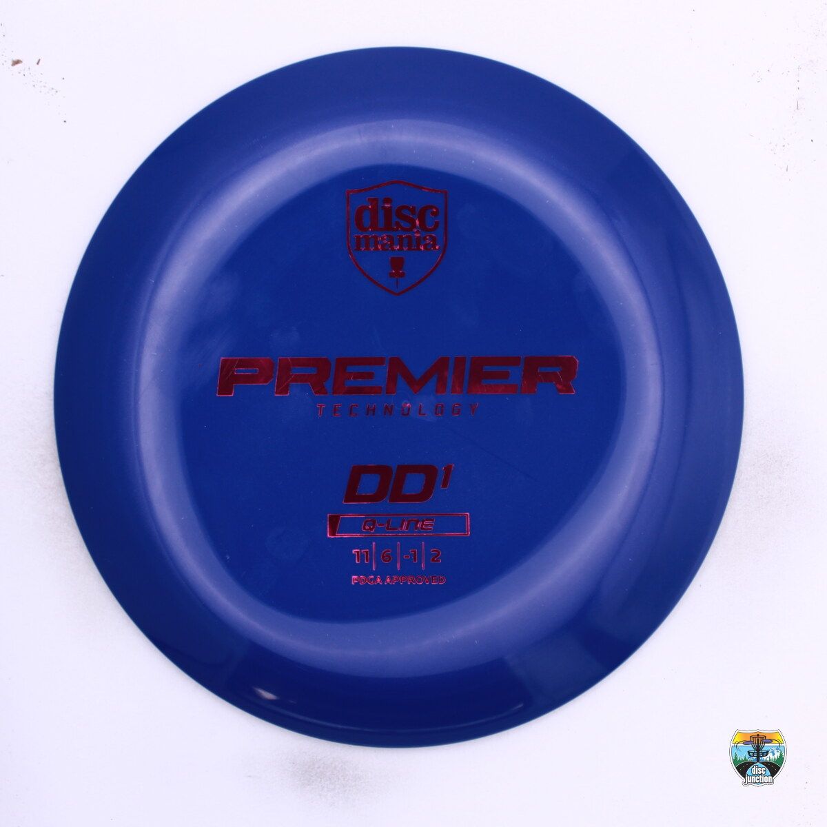 Discmania Q-Line Premier DD1, Manufacturer Weight Range: 173+ Grams, Color: Blue, Serial Number: 0641-0002