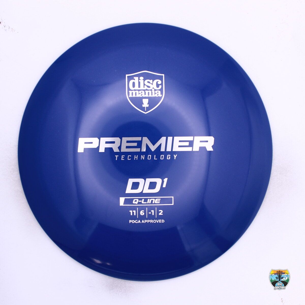 Discmania Q-Line Premier DD1, Manufacturer Weight Range: 173+ Grams, Color: Blue, Serial Number: 0654-0005