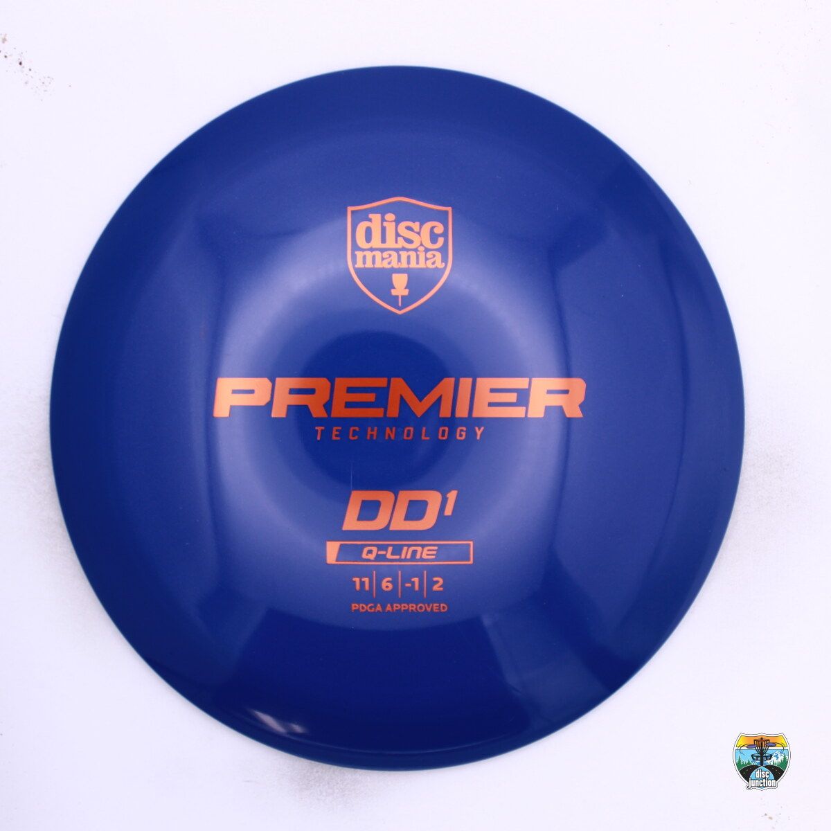 Discmania Q-Line Premier DD1, Manufacturer Weight Range: 173+ Grams, Color: Blue, Serial Number: 0654-0012