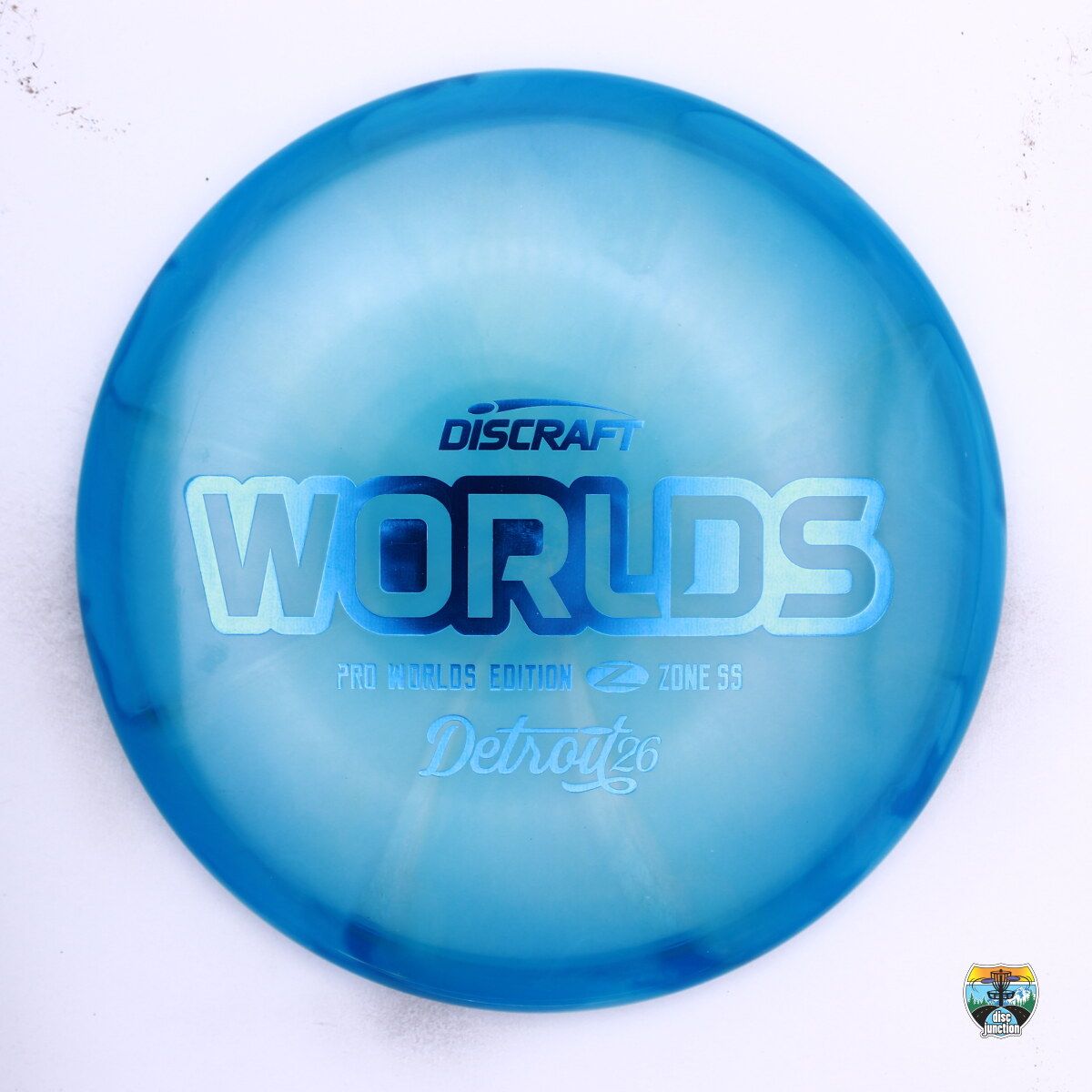 Discraft Z Swirl Zone SS 2026 PDGA World Championship Fundraiser, Manufacturer Weight Range: 170-172 Grams, Color: Blue, Serial Number: 0645-0043
