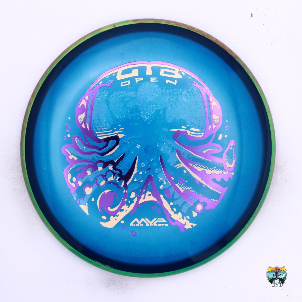 Axiom Proton Soft Proxy 2026 OTB Open, Manufacturer Weight Range: 170-175 Grams, Color: Blue/Green, Serial Number: 0649-0056