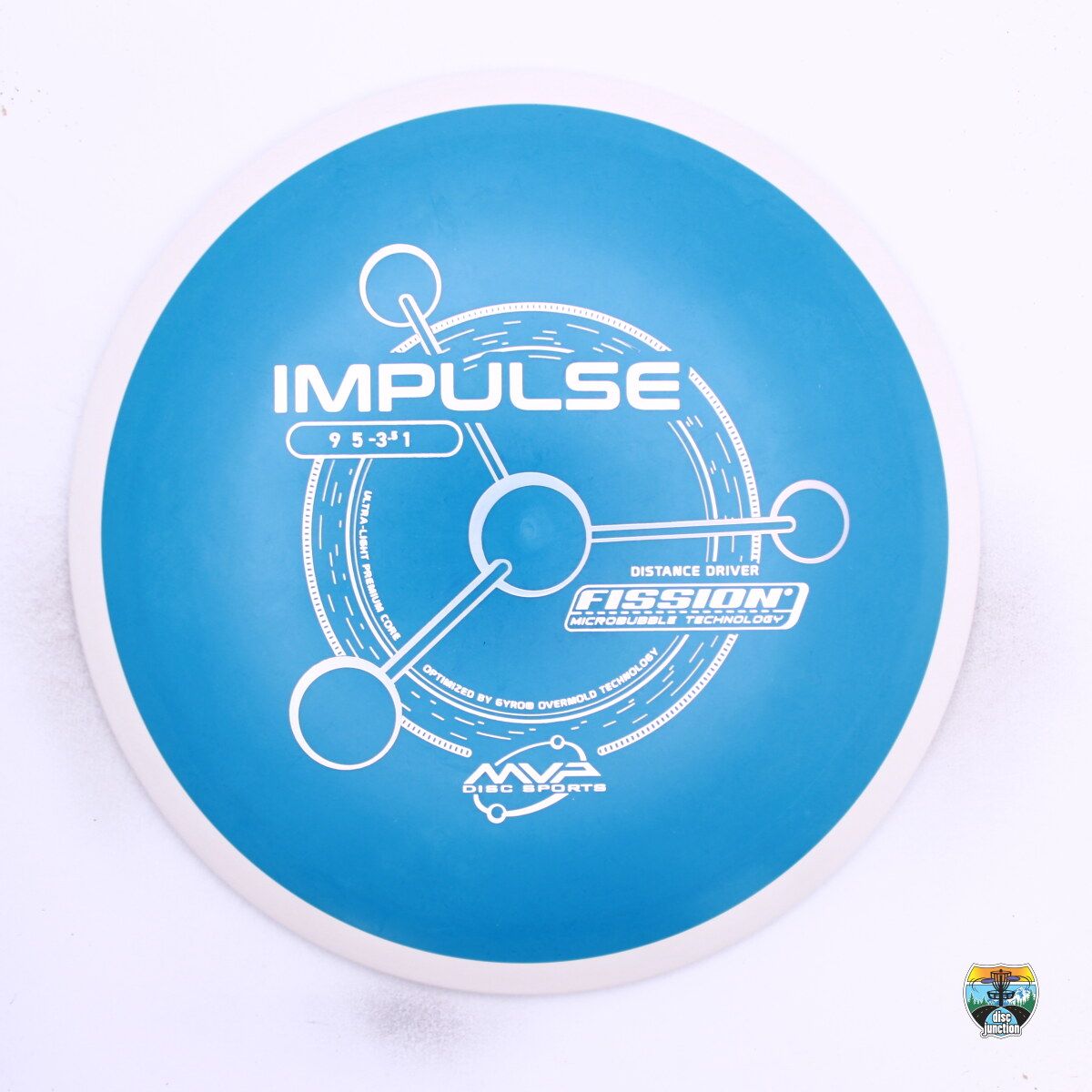 MVP Fission Impulse, Manufacturer Weight Range: 160-164 Grams, Color: Blue/White, Serial Number: 0649-0100