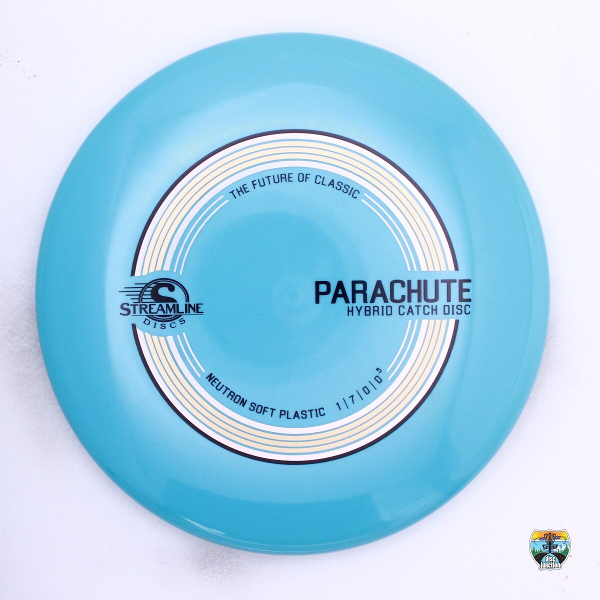 Streamline Neutron Soft Parachute, Manufacturer Weight Range: 150-154 Grams, Color: Blue, Serial Number: 0649-0204