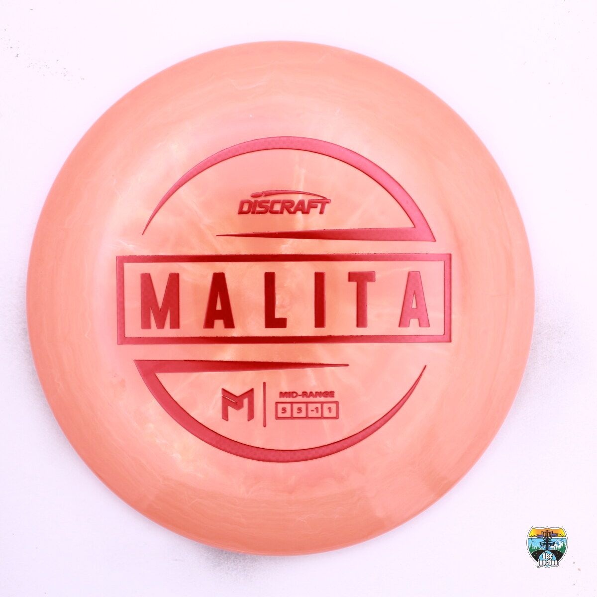 Discraft ESP Malita Paul McBeth, Manufacturer Weight Range: 173-174 Grams, Color: Orange, Serial Number: 0652-0016