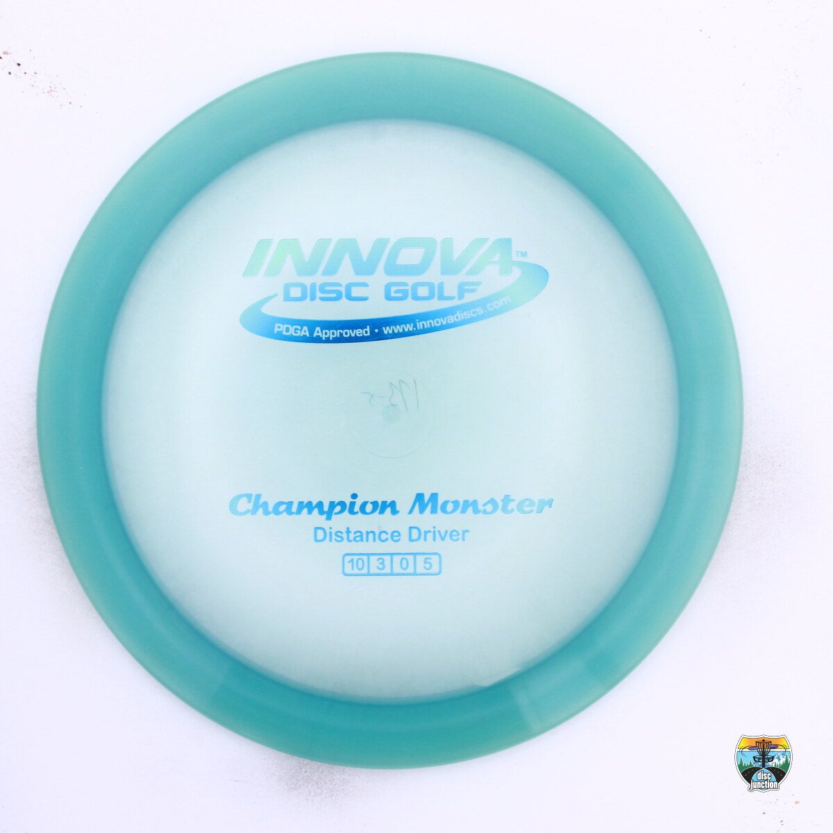 Innova Champion Monster, Manufacturer Weight Range: 173-175 Grams, Color: Blue, Serial Number: 0658-0001