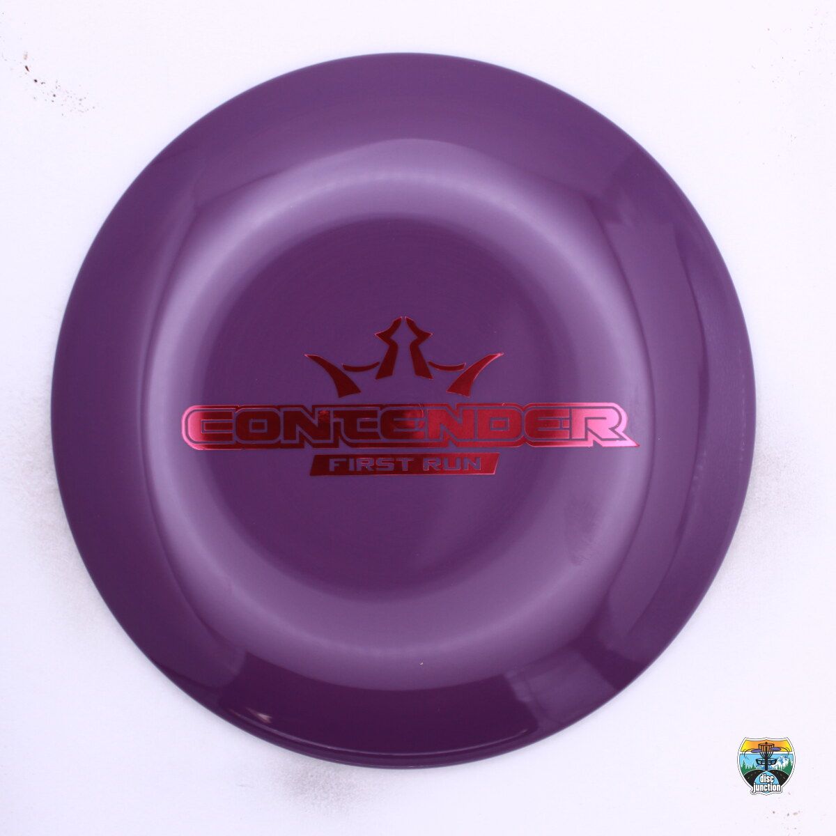 Dynamic Discs Fuzion Contender First Run, Manufacturer Weight Range: 170-172 Grams, Color: Purple, Serial Number: 0661-0019