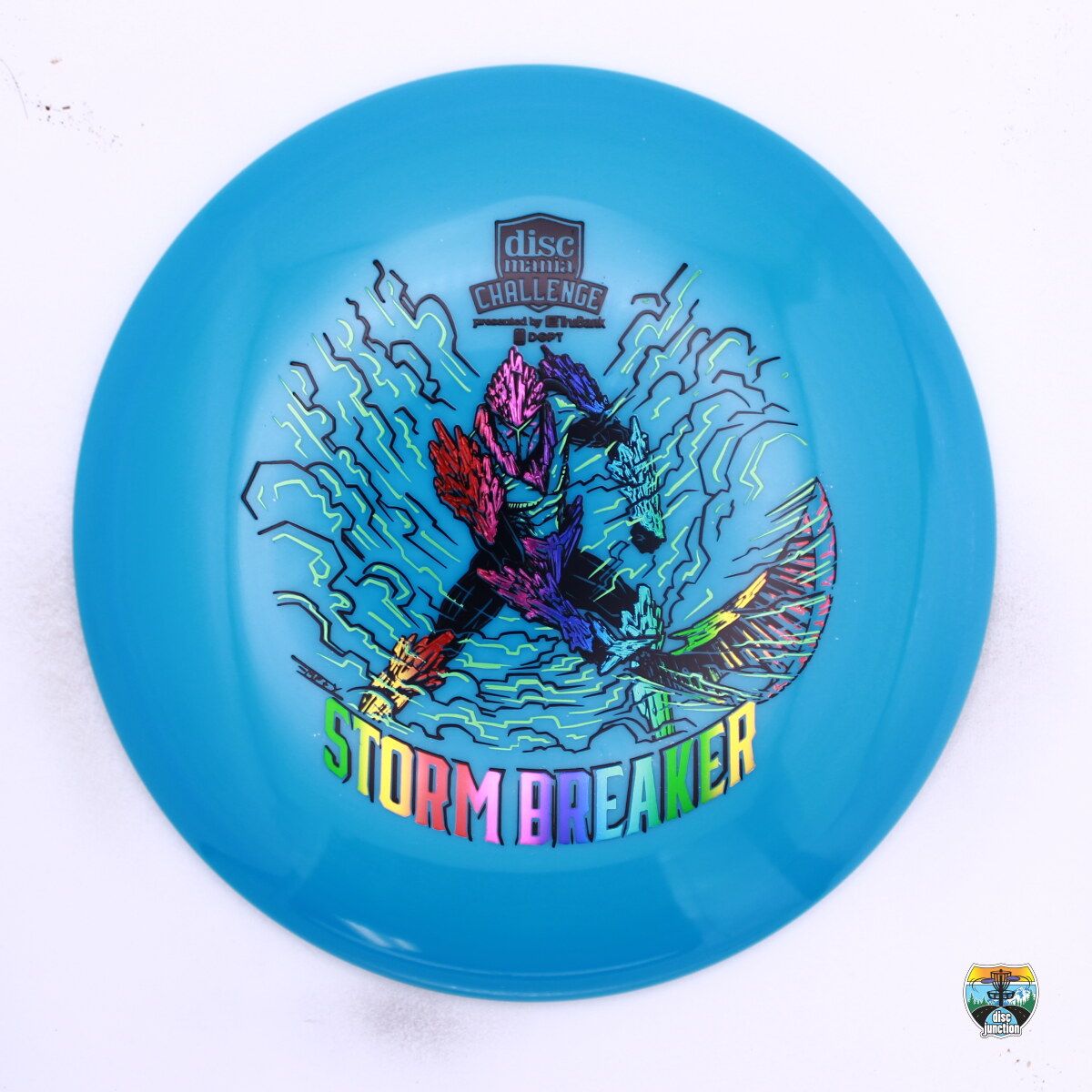 Discmania Neo Evolution Function Discmania Challenge Fundraiser Storm Breaker, Manufacturer Weight Range: 173+ Grams, Color: Blue, Serial Number: 0664-0005