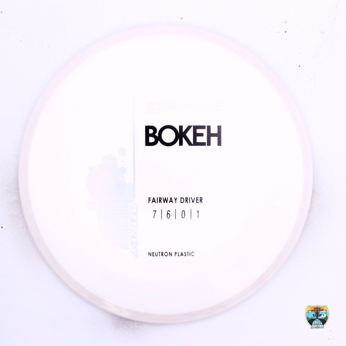 Axiom Neutron Bokeh Simon Lizotte Simon Line, Manufacturer Weight Range: 170-175 Grams, Color: White/White, Serial Number: 0678-0055