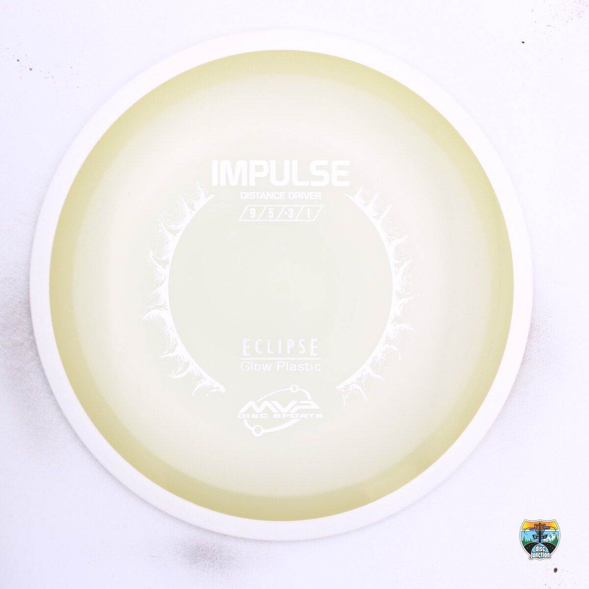 MVP Eclipse Impulse, Manufacturer Weight Range: 165-169 Grams, Color: Glow/White, Serial Number: 0678-0121