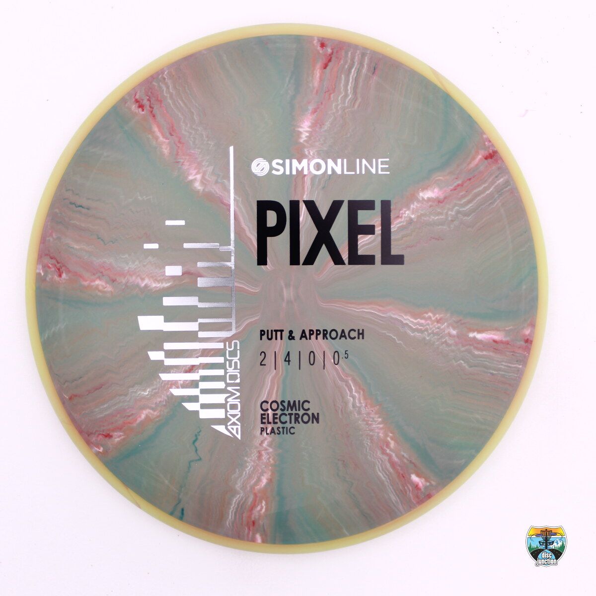 Axiom Cosmic Electron Pixel, Manufacturer Weight Range: 170-175 Grams, Color: Blue/Pink/Yellow, Serial Number: 0711-0002