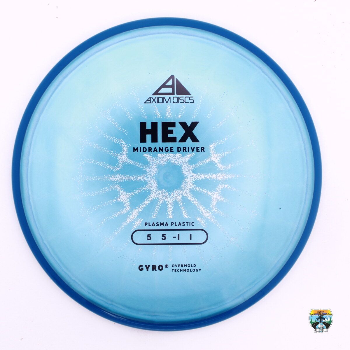 Axiom Plasma Hex, Manufacturer Weight Range: 165-169 Grams, Color: Blue/Blue, Serial Number: 0697-0045