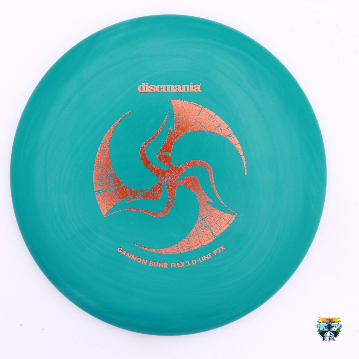 Discmania D-Line Flex 3 P2x Gannon Buhr Huk Lab Collaboration, Manufacturer Weight Range: 173+ Grams, Color: Turquoise, Serial Number: 0699-0005
