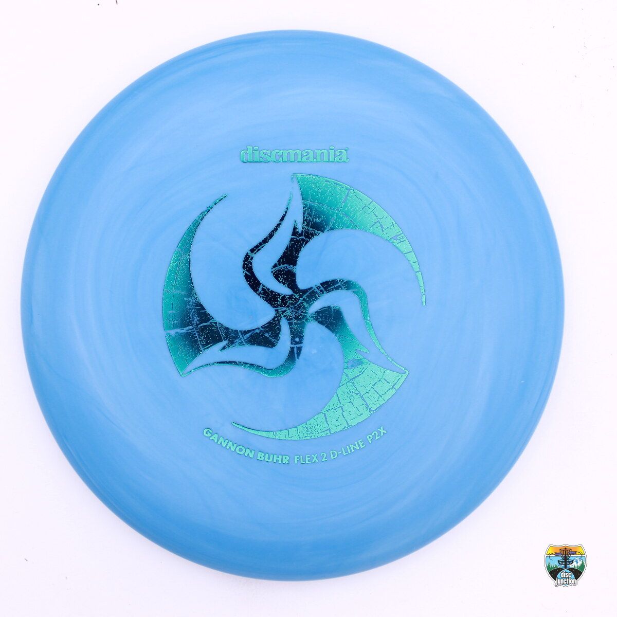 Discmania D-Line Flex 2 P2x Gannon Buhr Huk Lab Collaboration, Manufacturer Weight Range: 173+ Grams, Color: Blue, Serial Number: 0699-0002