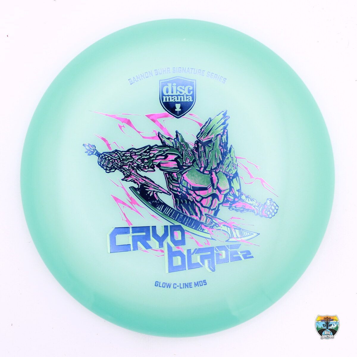 Discmania C-Line Glow MD5 Signature Series Gannon Buhr Cryo Blade 2, Manufacturer Weight Range: 173+ Grams, Color: Blue, Serial Number: 0709-0001