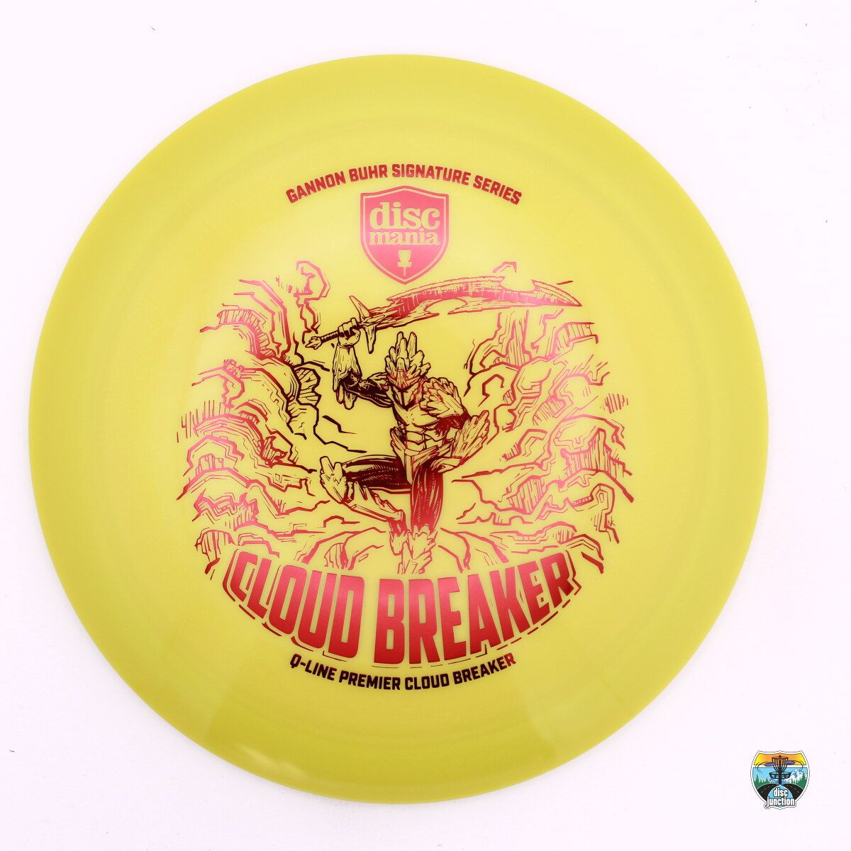 Discmania Q-Line Premier Cloud Breaker Signature Series Gannon Buhr, Manufacturer Weight Range: 173+ Grams, Color: Green, Serial Number: 0709-0017