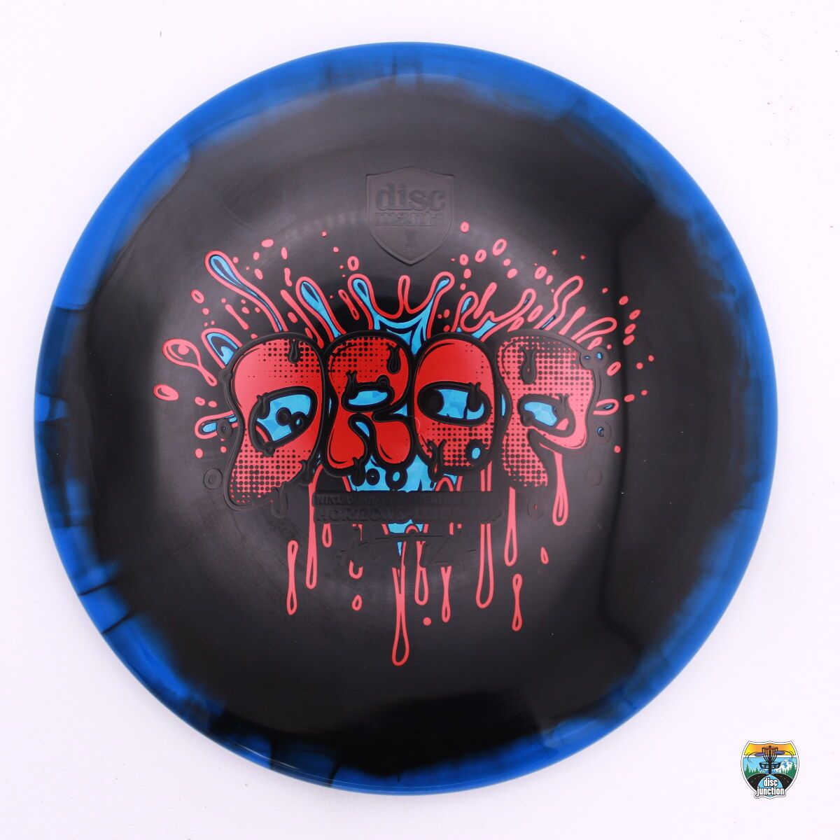 Discmania Horizon S-Line Drop Creator Series Niklas Anttila, Manufacturer Weight Range: 173+ Grams, Color: Black/Blue, Serial Number: 0715-0008