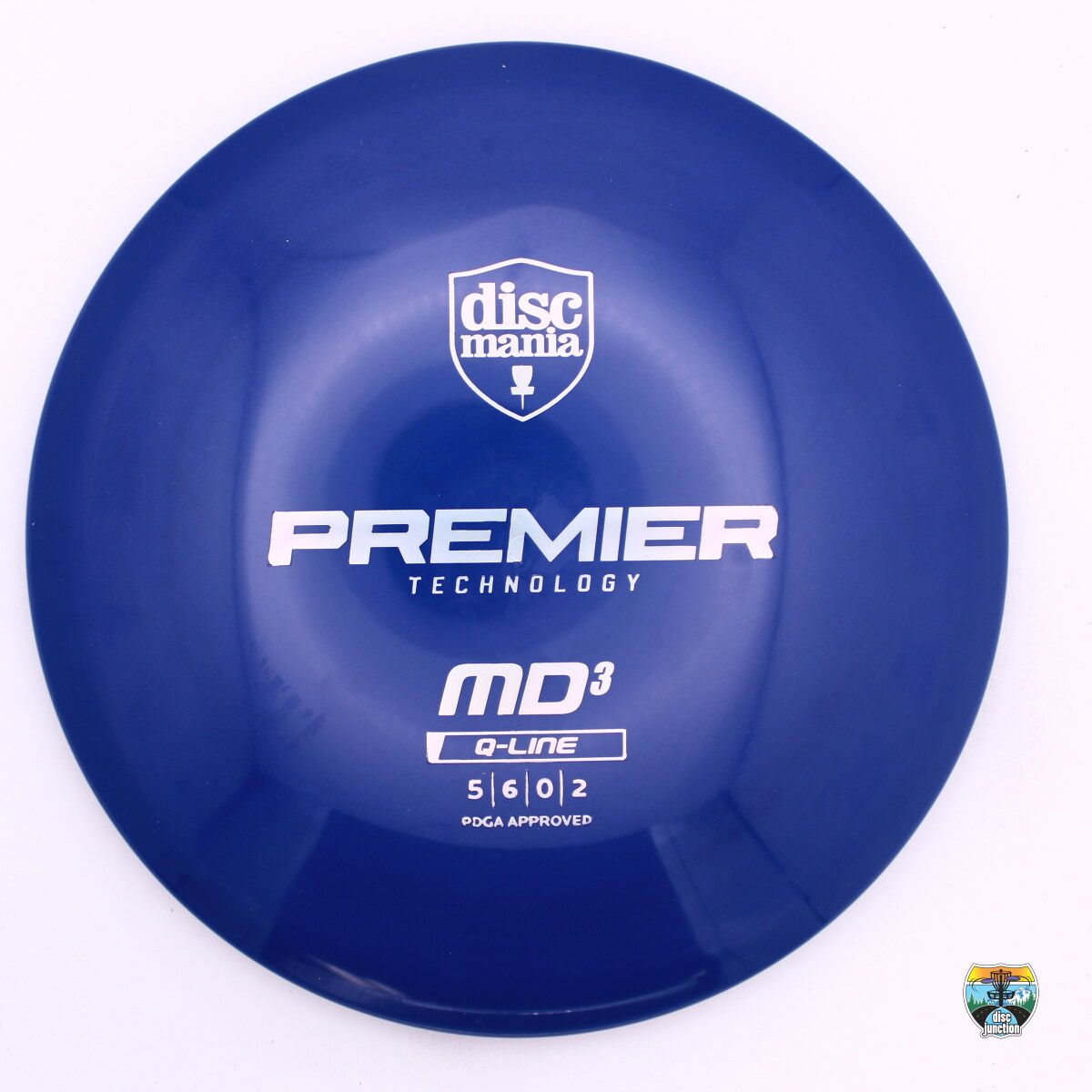 Discmania Q-Line Premier MD3, Manufacturer Weight Range: 177+ Grams, Color: Blue, Serial Number: 0717-0019