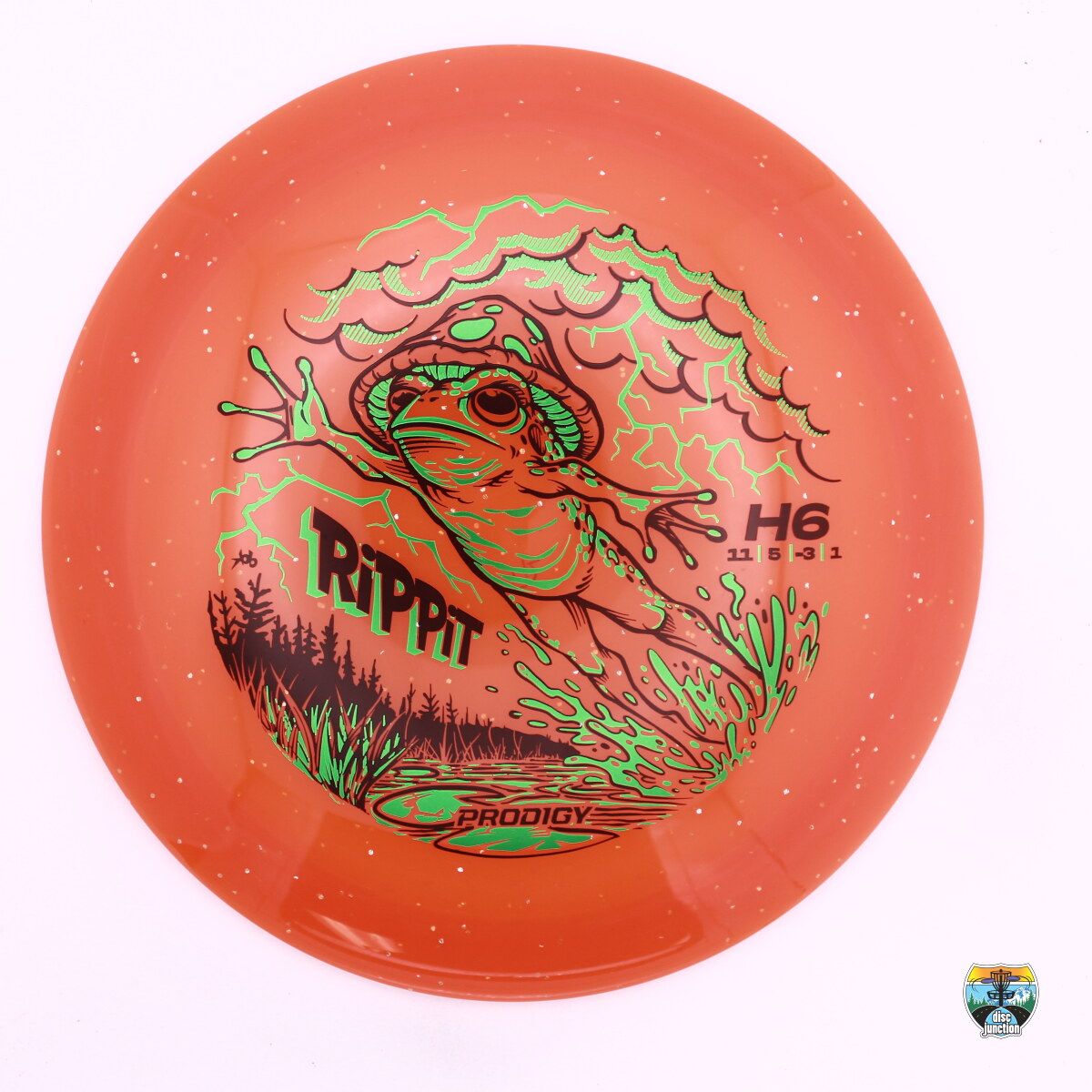 Prodigy 750 Glimmer H6 Rippit Reborn, Manufacturer Weight Range: 170-175 Grams, Color: Orange, Serial Number: 0718-0026