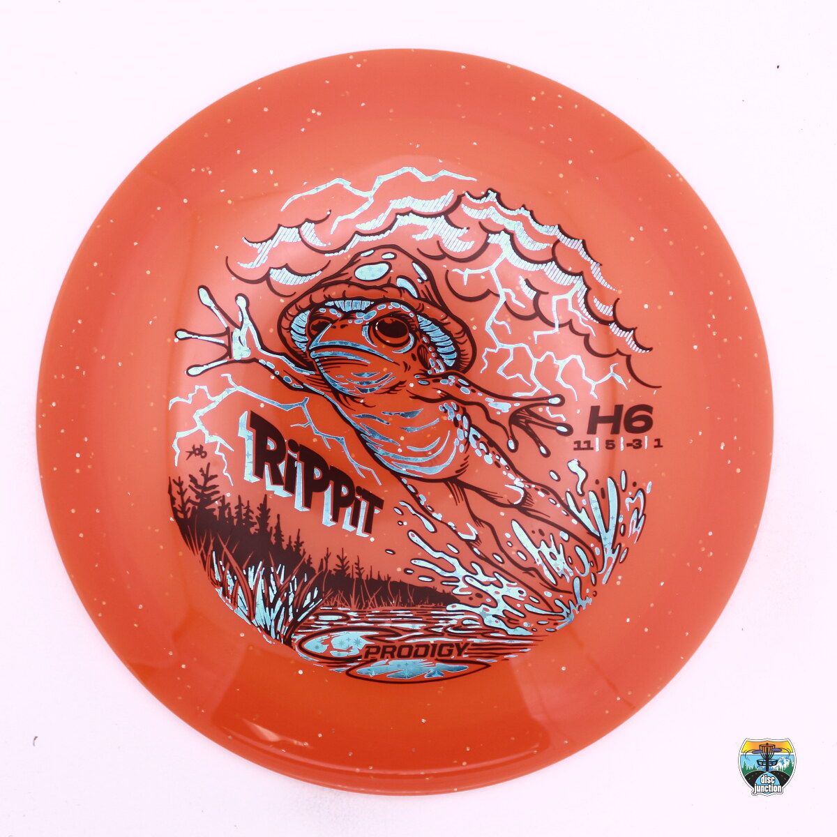 Prodigy 750 Glimmer H6 Rippit Reborn, Manufacturer Weight Range: 170-175 Grams, Color: Orange, Serial Number: 0750-0012