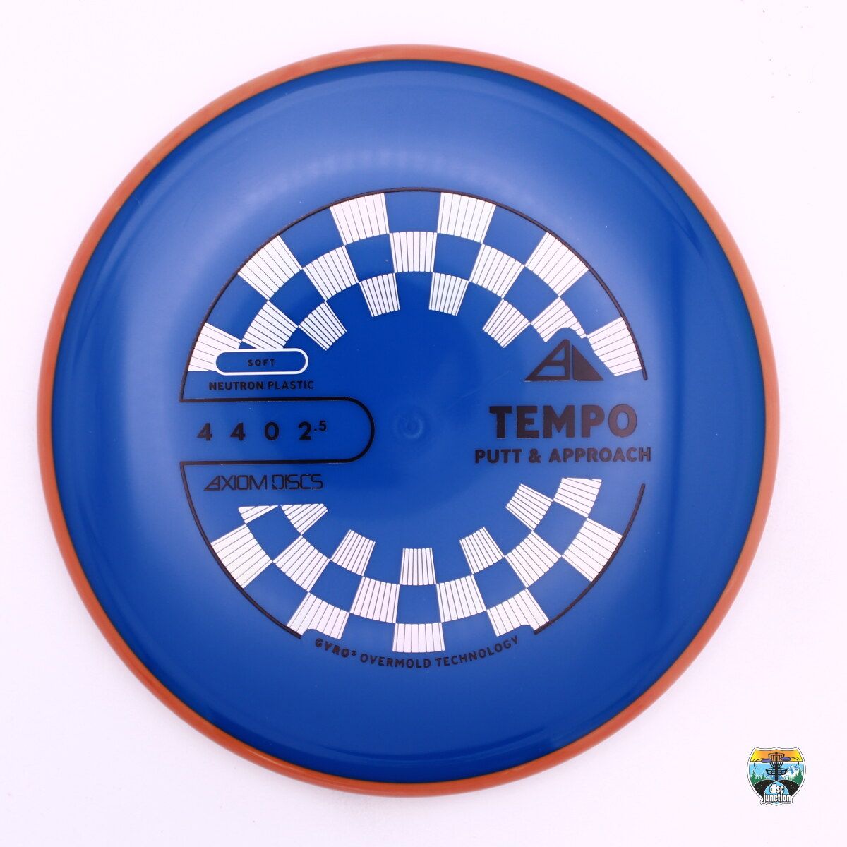 Axiom Neutron Soft Tempo, Manufacturer Weight Range: 165-169 Grams, Color: Blue/Orange, Serial Number: 0722-0037