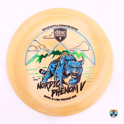 Discmania Swirl Q-Line Premier DD3 Signature Series Niklas Anttila Nordic Phenom 5
