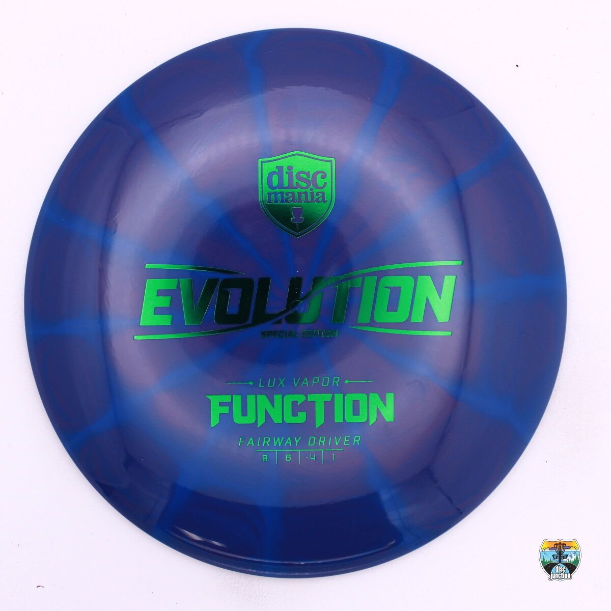 Discmania Lux Vapor Function Special Edition, Manufacturer Weight Range: 173+ Grams, Color: Blue, Serial Number: 0745-0004