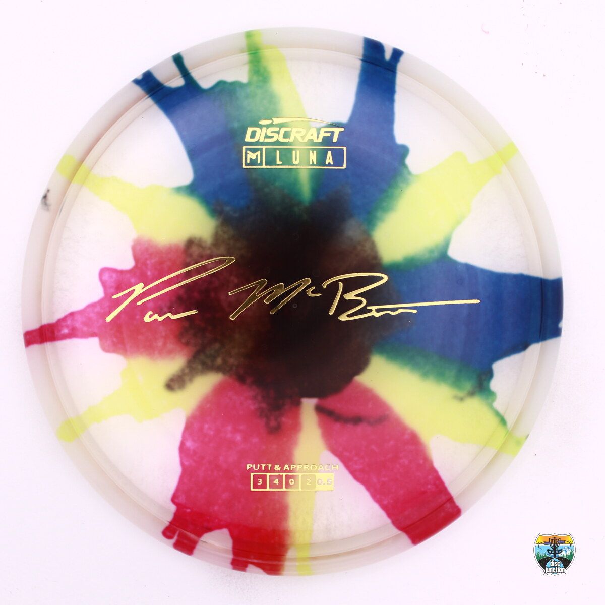 Discraft Z Line Fly Dye Luna Paul McBeth, Manufacturer Weight Range: 173-174 Grams, Color: Multi, Serial Number: 0756-0074