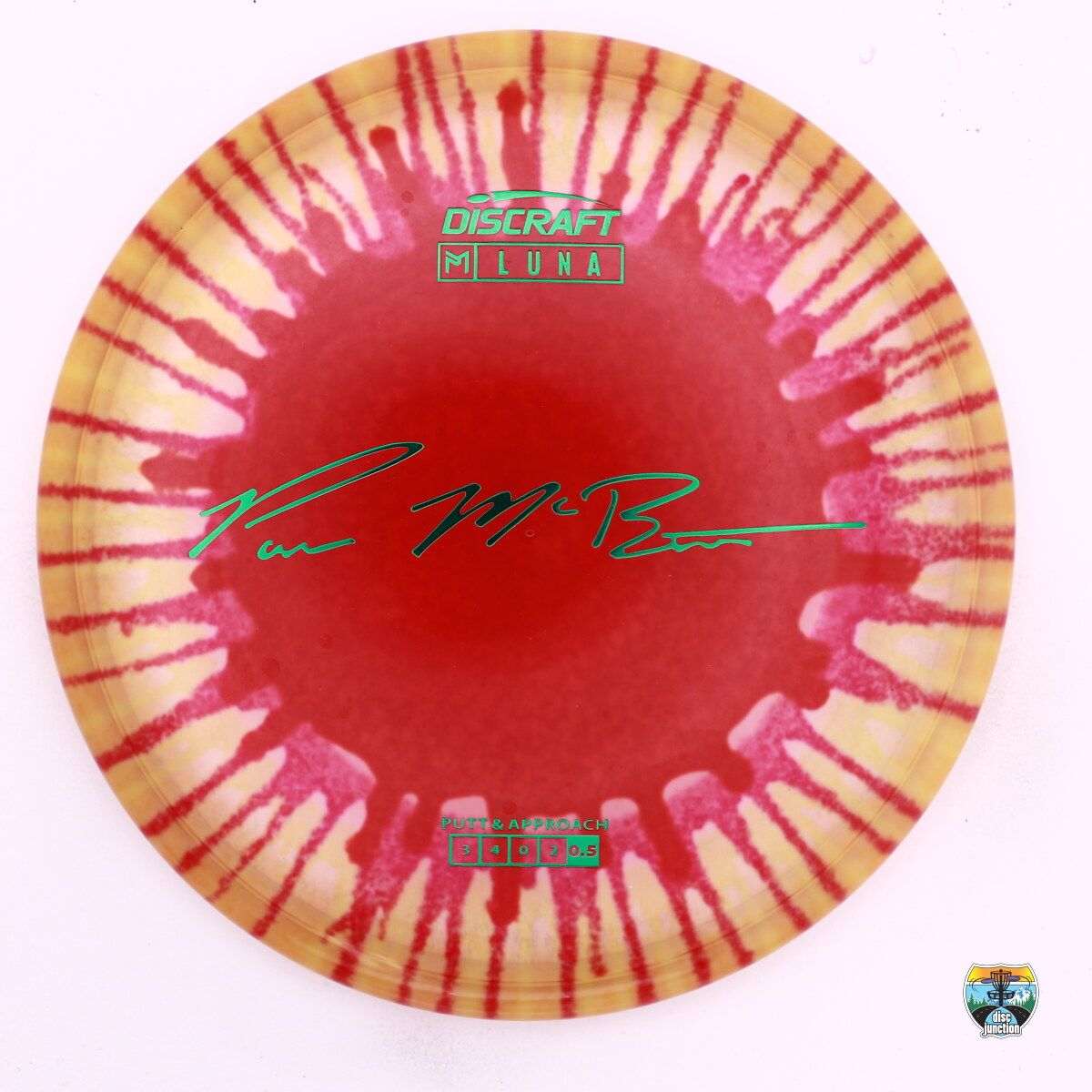 Discraft Z Line Fly Dye Luna Paul McBeth, Manufacturer Weight Range: 173-174 Grams, Color: Multi, Serial Number: 0756-0075