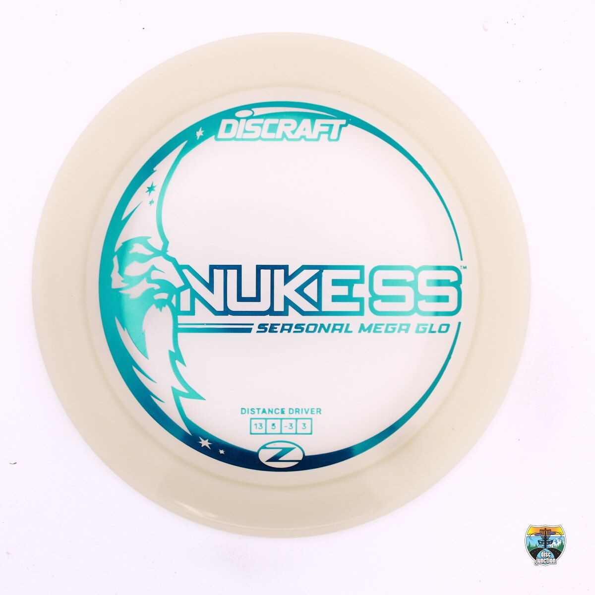 Discraft Mega Glo Z Nuke SS Seasonal Mega Glo 2026, Manufacturer Weight Range: 170-172 Grams, Color: Glow, Serial Number: 0757-0009