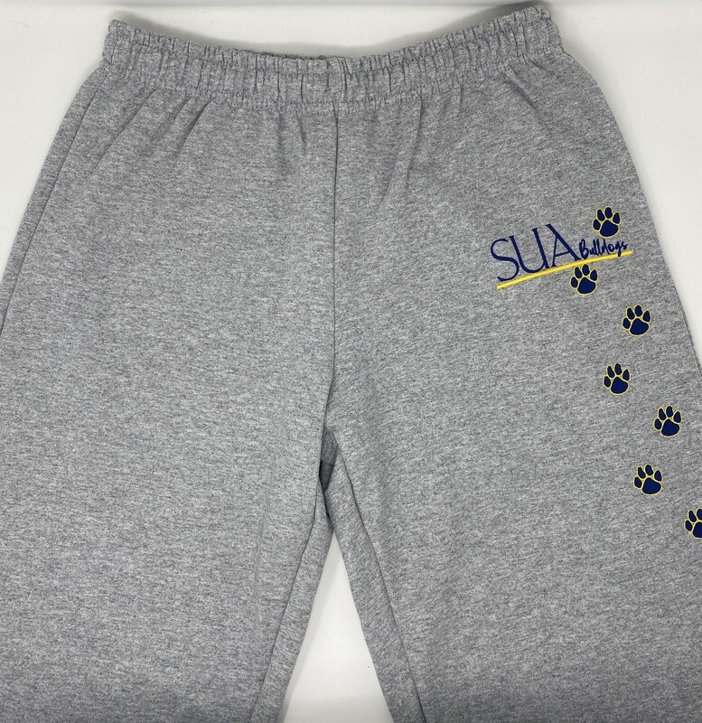SALE Grey Open Bottom Sweatpants
