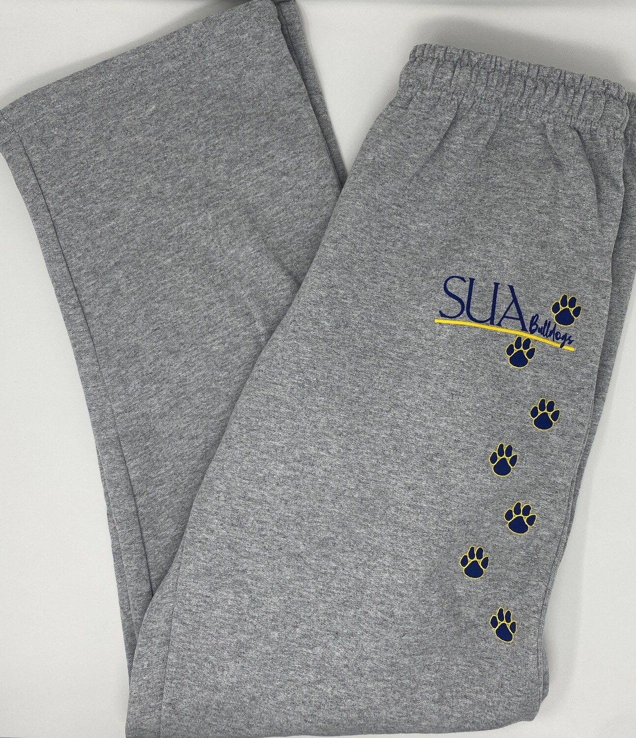 Grey Open Bottom Sweatpants