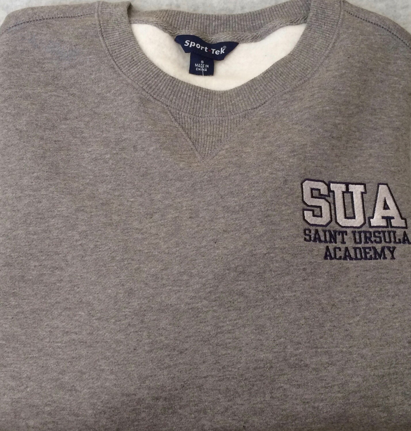 SUA Name Emb. LC Crew Neck
