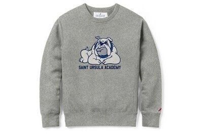 Bulldog Applique Crew Neck