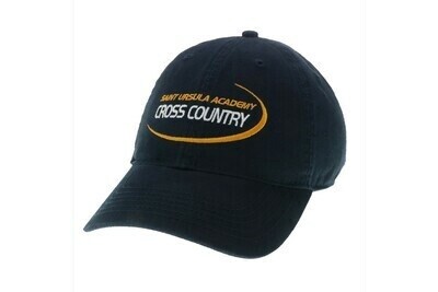 Cross Country Swoosh Ball Cap, Color: Navy, Material: Relaxed Twill