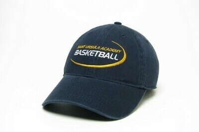 Basketball Swoosh Ball Cap, Color: Navy, Material: Relaxed Twill