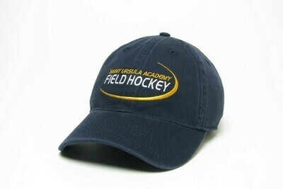 Field Hockey Swoosh Ball Cap, Color: Navy, Material: Relaxed Twill