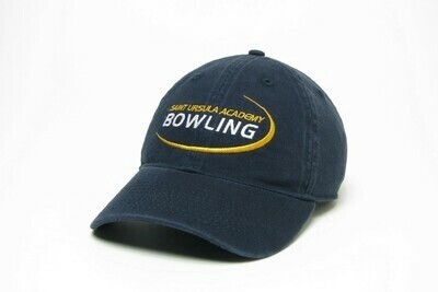 Bowling Swoosh Ball Cap, Color: Navy, Material: Relaxed Twill
