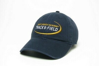 Track &amp; Field Swoosh Ball Cap, Color: Navy, Material: Relaxed Twill